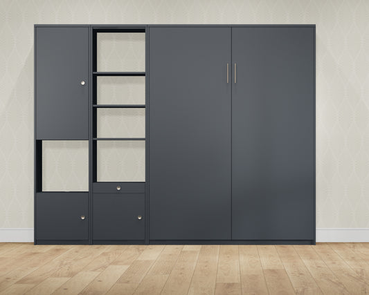 Murphy Bed: Queen Wall Bed | Mysterious Blue | The Blueprint